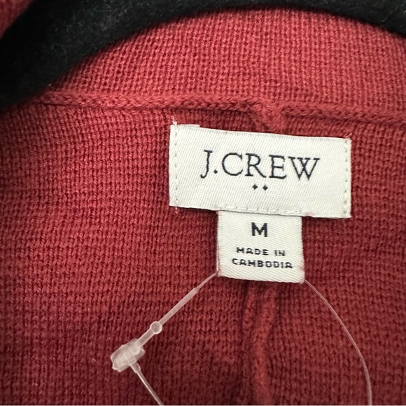 J. Crew Two Button Sweater Blazer Womens Medium New Cotton - Picture 3 of 9